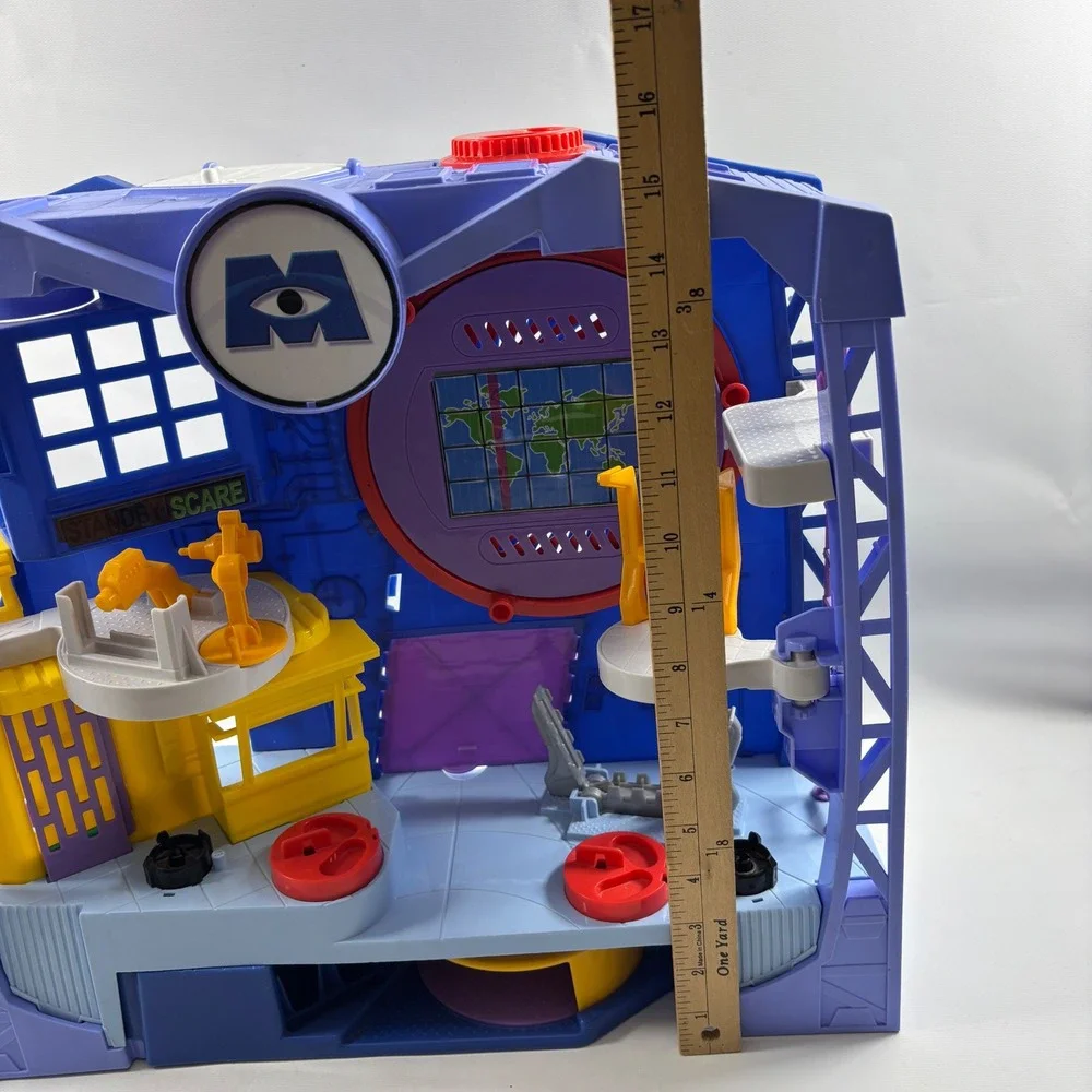 Imaginext Monsters Inc University Scare Factory Playset Sulley Mike Incomplete